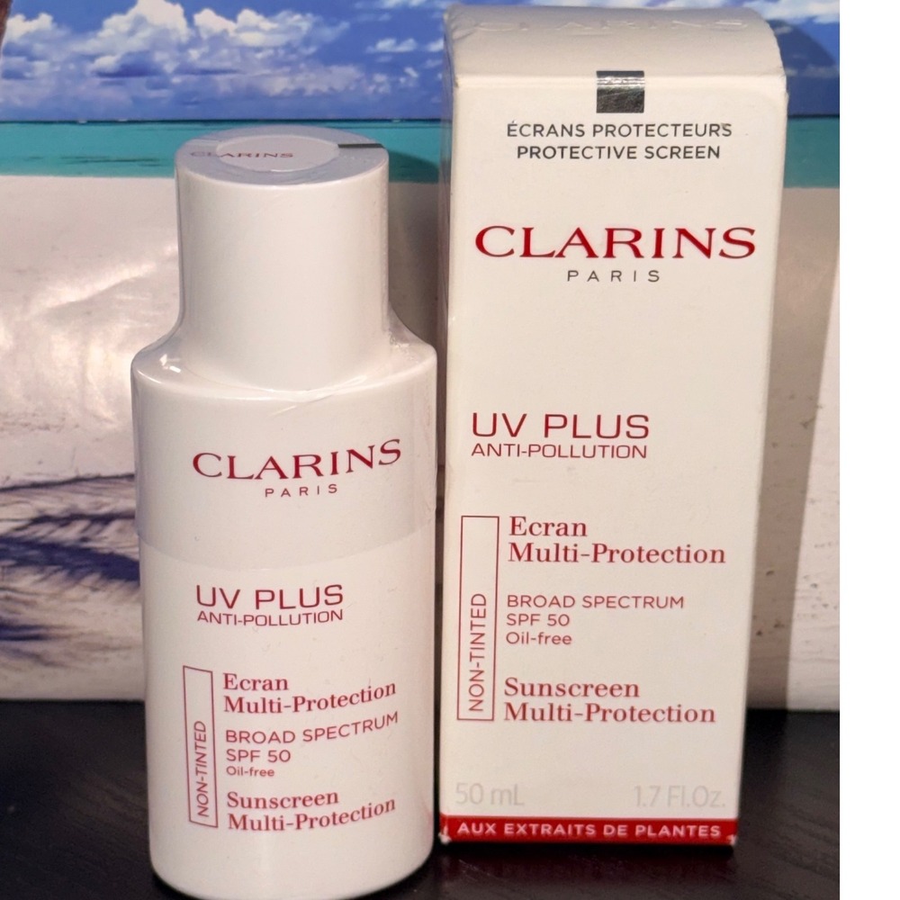 Clarins UV Plus Anti-Pollution Sunscreen Broad Spectrum SPF 50 Non-Tinted 1.7oz